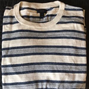 Men’s J. Crew sweater blue/cream size M
